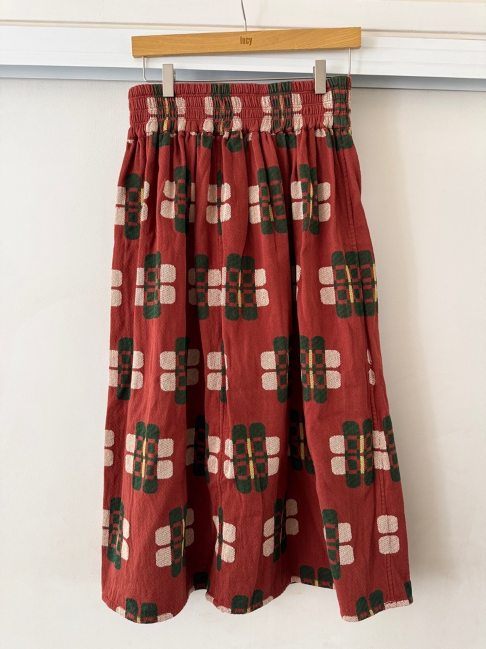 Ace & Jig RaRa Midi Skirt in Dahlia and Clover